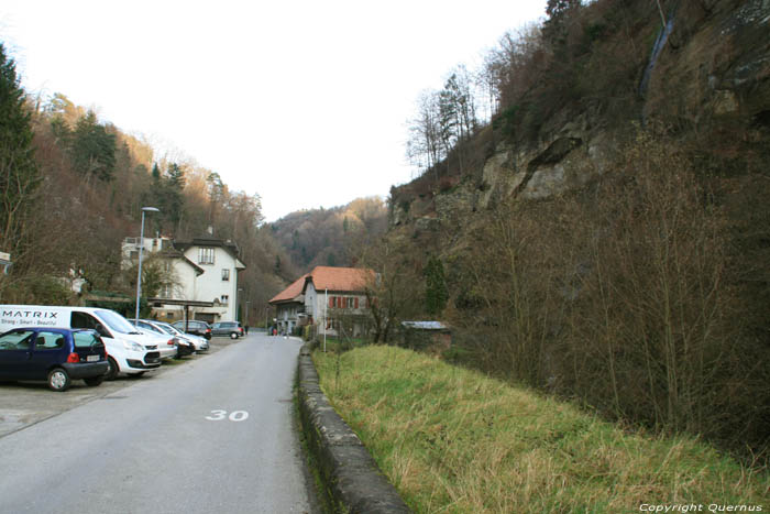 View on Gotteron Valley Fribourg / Switzerland 