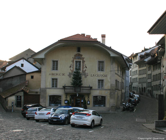Auberge de la Cigogne (Ooievaar) Fribourg/Vrijburg / Zwitserland 