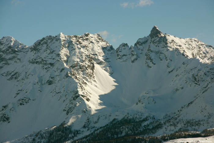 Bergzicht Fribourg/Vrijburg / Zwitserland 