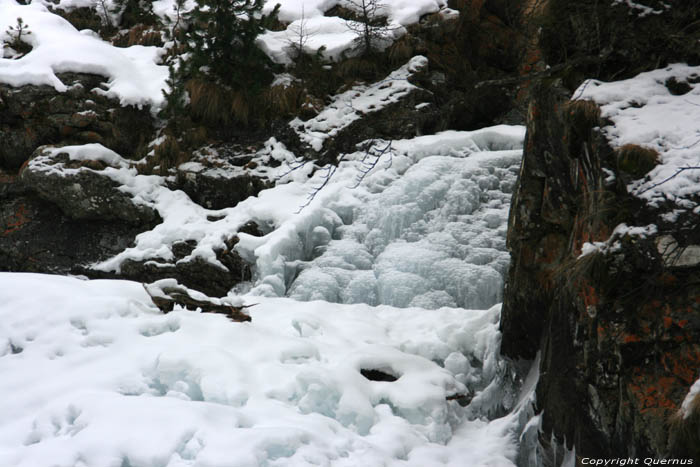 Icicles on Montebello Bach Fribourg / Switzerland 