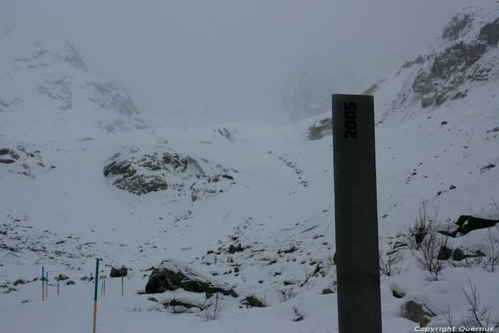 Moteratsch Glacier Tongue Pontresina / Switzerland 