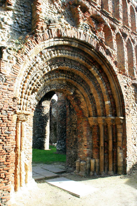 Ruines de l'Abbeye Saint Botolphe Colchester / Angleterre 