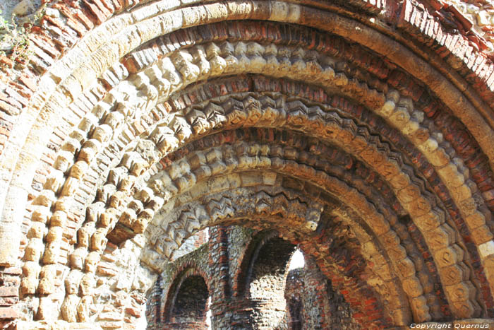 Ruines de l'Abbeye Saint Botolphe Colchester / Angleterre 