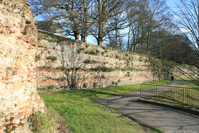 Roman City Walls Colchester / United Kingdom 