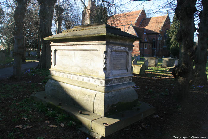 Tombe de Fanny Eliza, Stephen Brown, Isabella Brown Colchester / Angleterre 