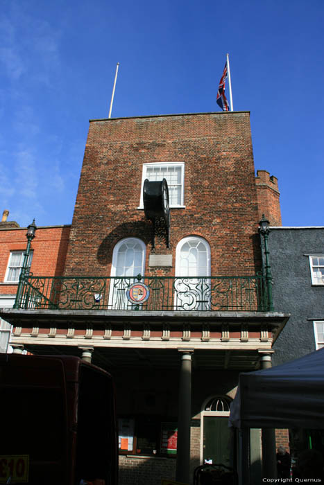 Building with Clock  