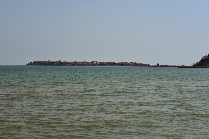 Vue sur Nessebur Slunchev Briag/Sunny Beach / Bulgarie 