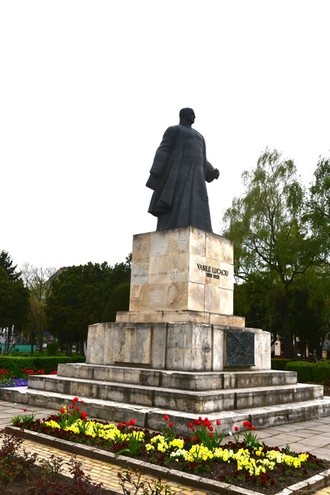 Statue de Vasil Lucaciu Satu Mare / Roumanie 