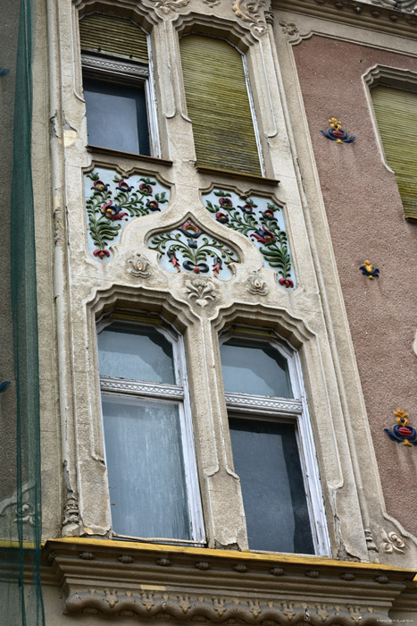 Vervallen Hotel Dacia Satu Mare / Roemeni 