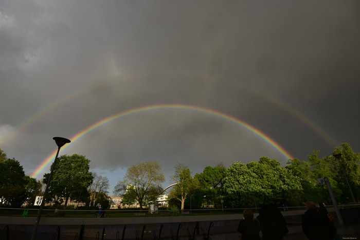 Dubbele regenboog Maastricht / Nederland 