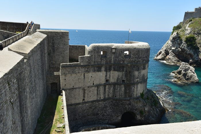 Enceinte de Ville Est Dubrovnik  Dubrovnic / CROATIE 