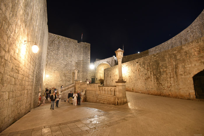 Vrata Pile Gate Dubrovnik in Dubrovnic / CROATIA 