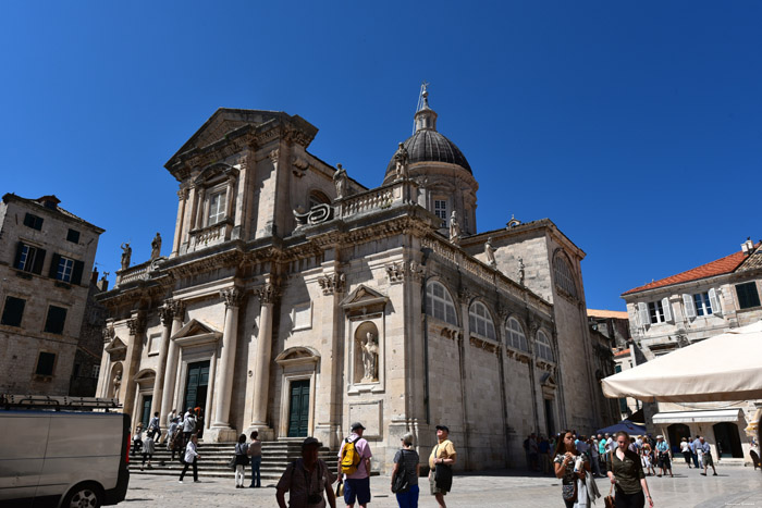 Assumption Cathedral Dubrovnik in Dubrovnic / CROATIA 