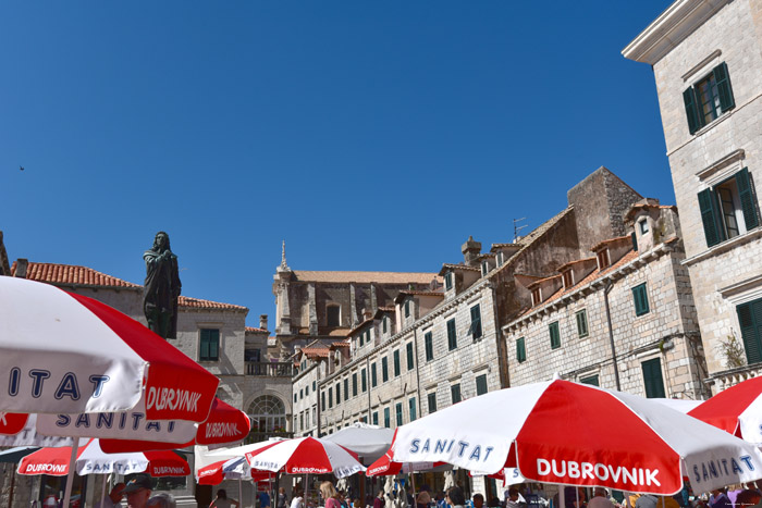 Square Dubrovnik in Dubrovnic / CROATIA 