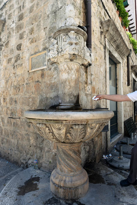 Fountain Dubrovnik in Dubrovnic / CROATIA 