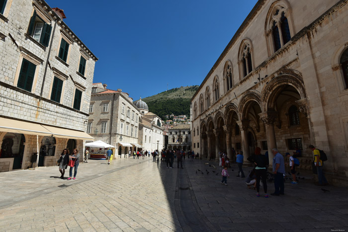 Vue de Rue Dubrovnik  Dubrovnic / CROATIE 