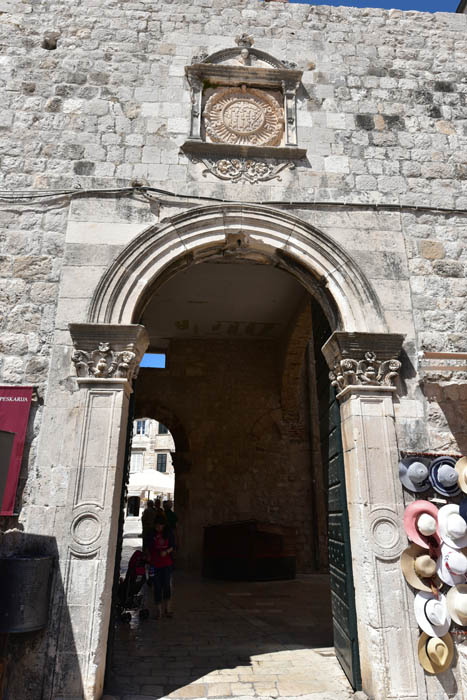 Gate Dubrovnik in Dubrovnic / CROATIA 