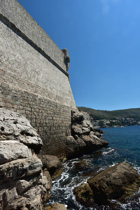 City Wall Dubrovnik in Dubrovnic / CROATIA 