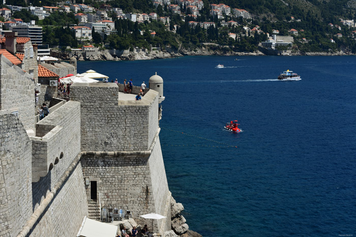 City Wall Dubrovnik in Dubrovnic / CROATIA 