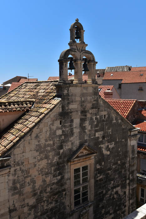 Ruined Church Dubrovnik in Dubrovnic / CROATIA 