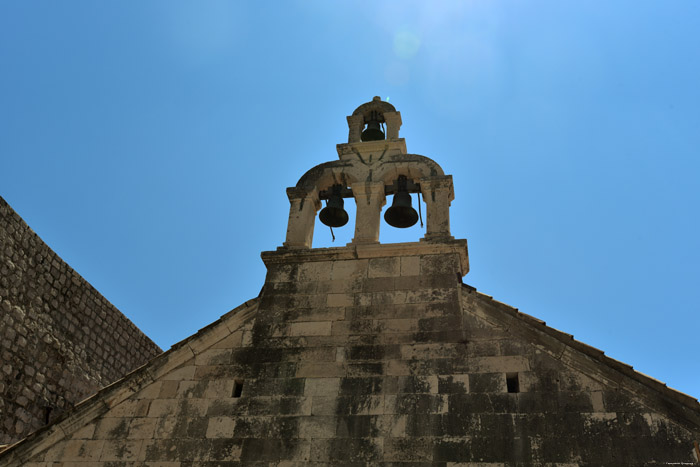 Ruined Church Dubrovnik in Dubrovnic / CROATIA 