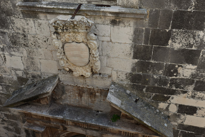 Ruined Church Dubrovnik in Dubrovnic / CROATIA 