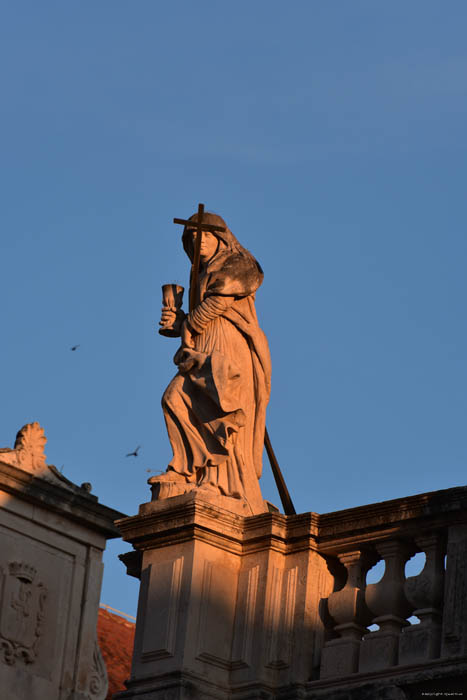 Saint Vlaha's church Dubrovnik in Dubrovnic / CROATIA 