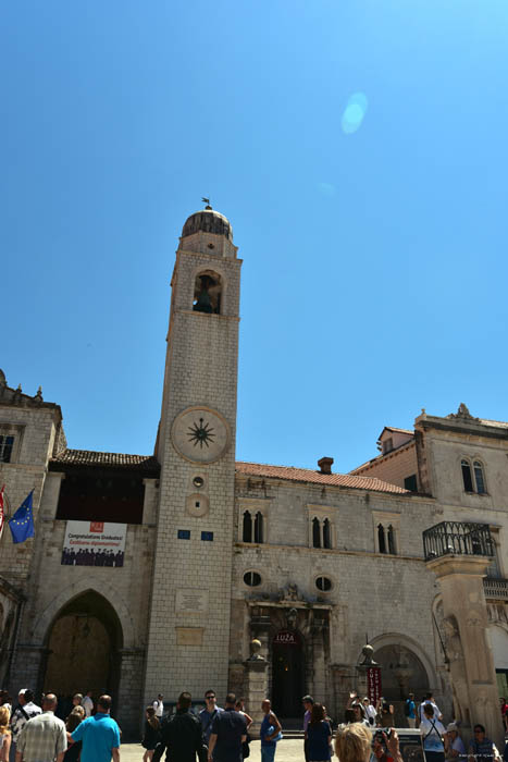 Klokketoren Dubrovnik in Dubrovnic / KROATI 