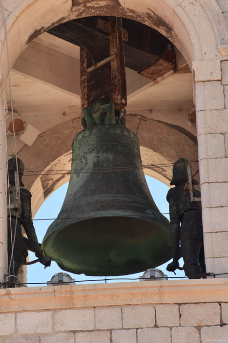 Bell Tower - Clock Tower Dubrovnik in Dubrovnic / CROATIA 