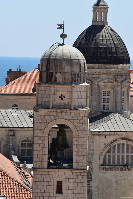 Bell Tower - Clock Tower Dubrovnik in Dubrovnic / CROATIA 