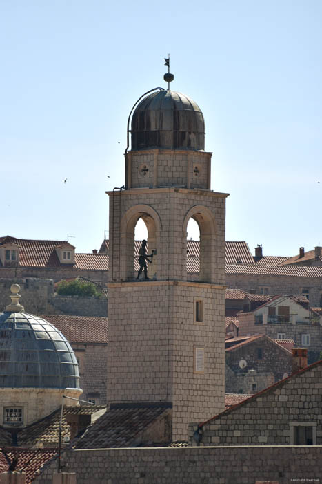 Bell Tower - Clock Tower Dubrovnik in Dubrovnic / CROATIA 