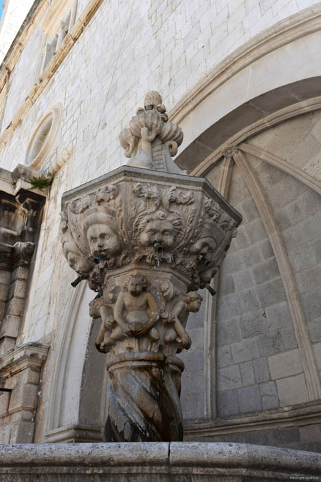 Fountain Dubrovnik in Dubrovnic / CROATIA 