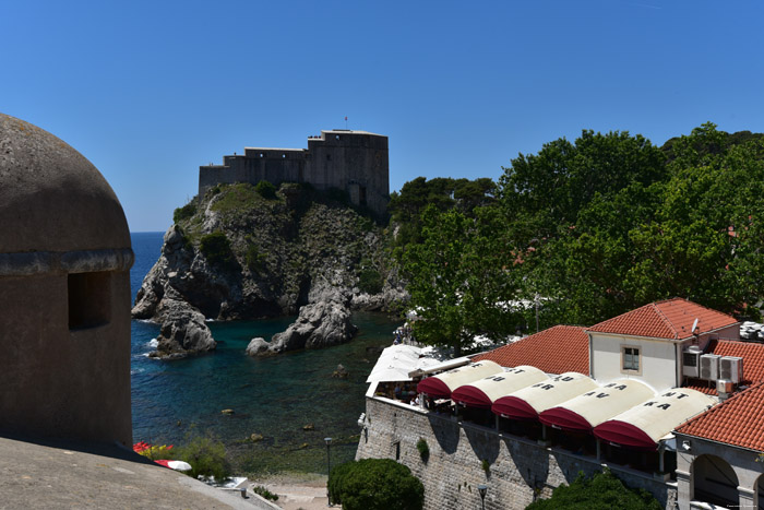 Lovrijenac Castle Dubrovnik in Dubrovnic / CROATIA 