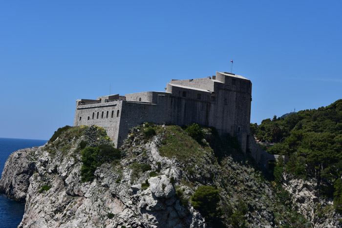 Lovrijenac Castle Dubrovnik in Dubrovnic / CROATIA 