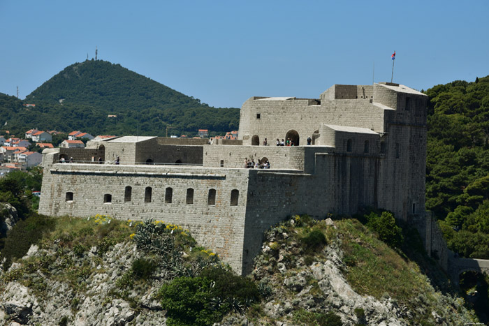 Lovrijenac Castle Dubrovnik in Dubrovnic / CROATIA 