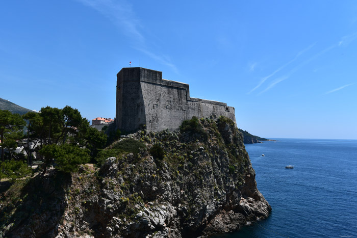 Lovrijenac Castle Dubrovnik in Dubrovnic / CROATIA 