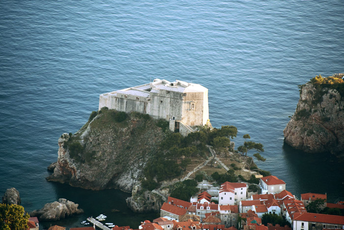 Lovrijenac Castle Dubrovnik in Dubrovnic / CROATIA 