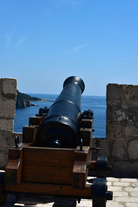 Lovrijenac Castle Dubrovnik in Dubrovnic / CROATIA 