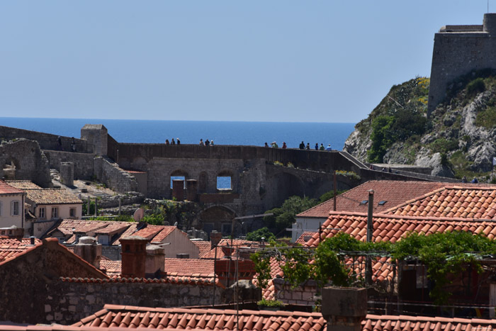 City Views from City Walls Dubrovnik in Dubrovnic / CROATIA 