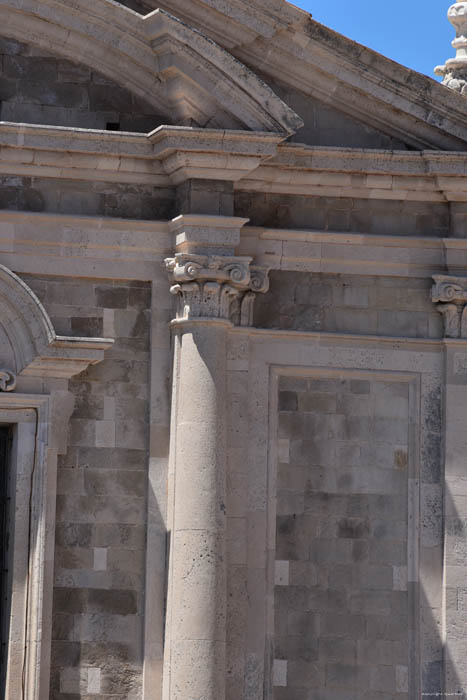 Saint Ignatius from Loyola's church Dubrovnik in Dubrovnic / CROATIA 