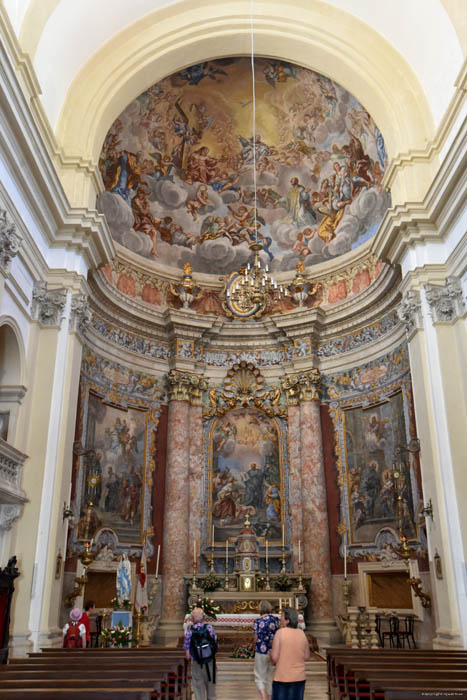 Saint Ignatius from Loyola's church Dubrovnik in Dubrovnic / CROATIA 