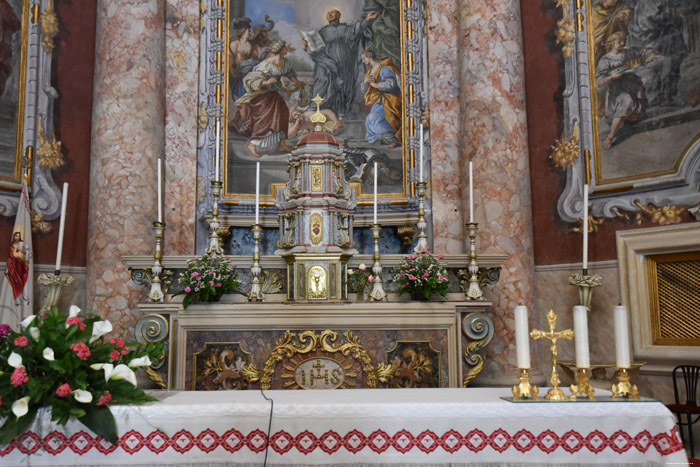 Saint Ignatius from Loyola's church Dubrovnik in Dubrovnic / CROATIA 