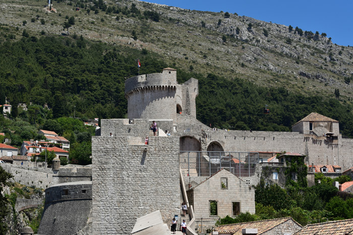 Enceinte Nord et Tour Minceta Dubrovnik  Dubrovnic / CROATIE 