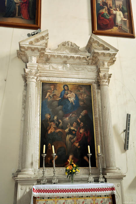 Saint Sebastian's church (Sveti Sebastijan) Dubrovnik in Dubrovnic / CROATIA 