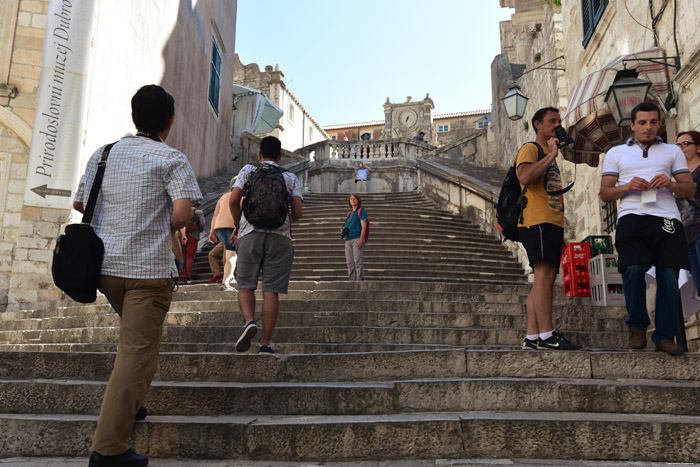 Escalier Jsuites Dubrovnik  Dubrovnic / CROATIE 