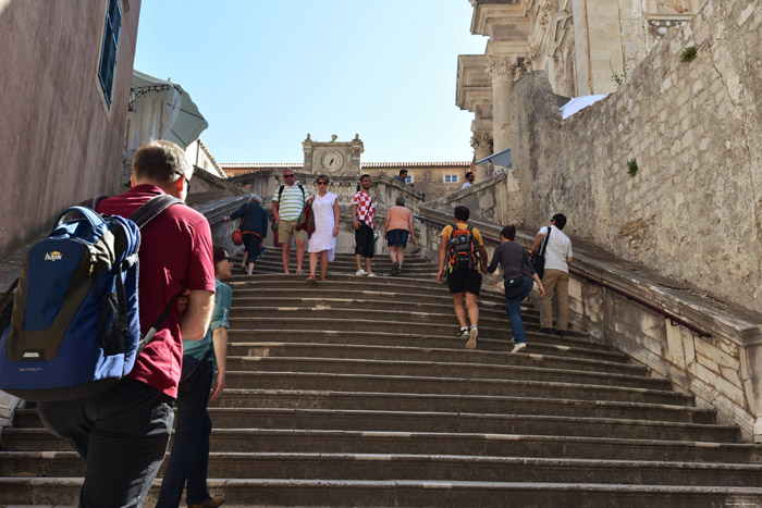 Escalier Jsuites Dubrovnik  Dubrovnic / CROATIE 