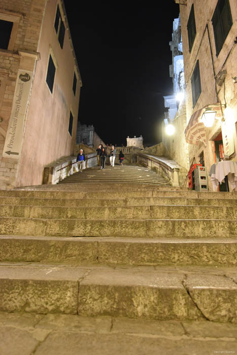 Escalier Jsuites Dubrovnik  Dubrovnic / CROATIE 