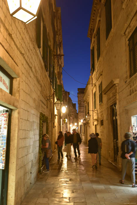 Vue de Rue  Dubrovnik  Dubrovnic / CROATIE 