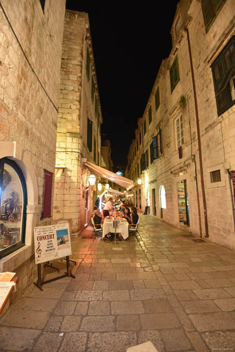 Restaurantjes Dubrovnik in Dubrovnic / KROATI 