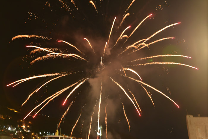 Fire Works Dubrovnik in Dubrovnic / CROATIA 